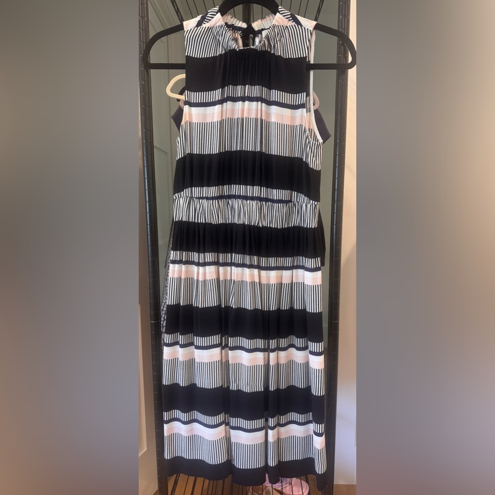Striped Sleeveless Dress